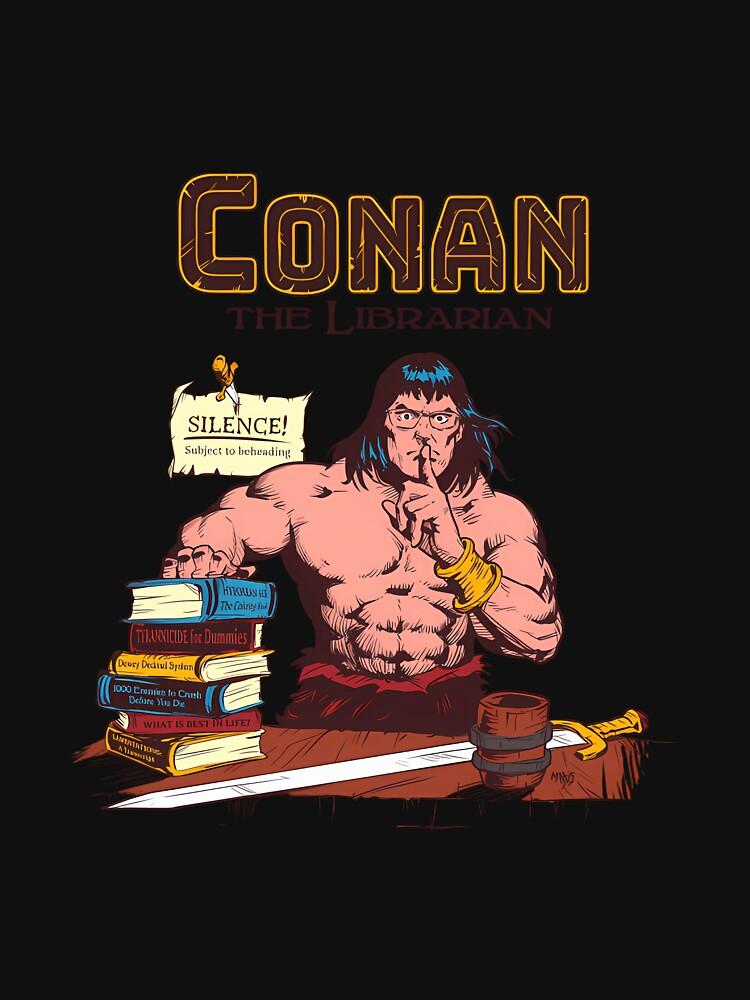 Conan the Barbarian Conan The Librarian Colored Classic Unisex T-Shirt