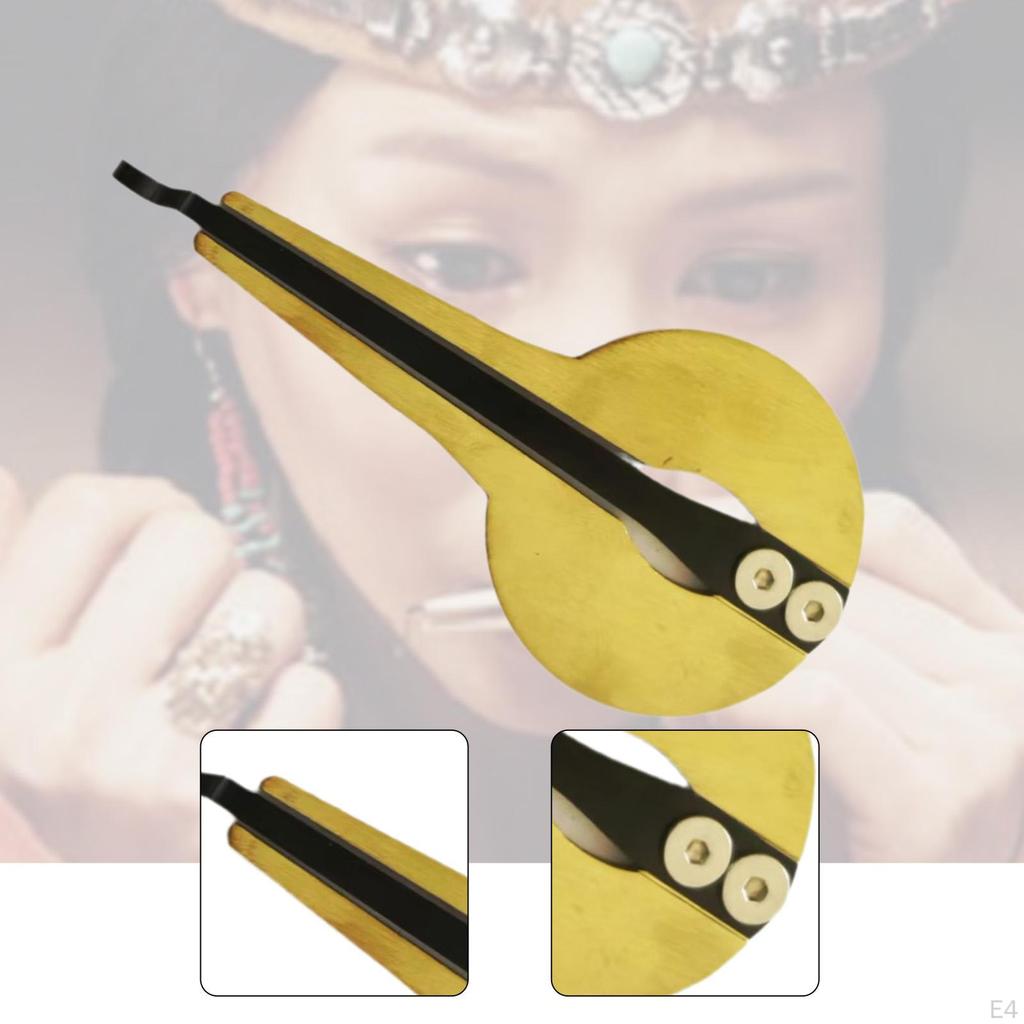 Ethnic Mouth Instrument Maultrommel, Russian Jaw Harp for Children and Adults
