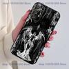 Gothic Cyber Sigil Cross Eyes Skull Phone Case For Samsung S25,24,21,22,23,30,Ultra,20,Plus Black soft silicone case