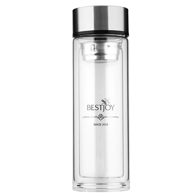 

FUGURNG BESTJOY 320ml Double Wall Glass Tea Cup