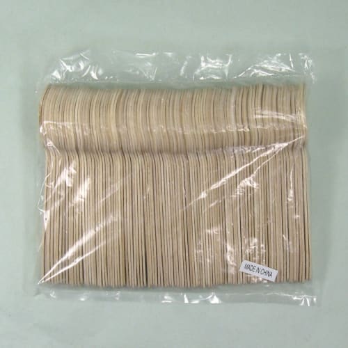 Daikoku Kogyo Disposable Wooden Spoons #165(mm) (Large), Pack of 100
