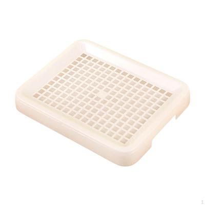 Rabbit Litter Box Bedpan Hollow Grid Design Removable Pet Toilet Small Animal Tray for
