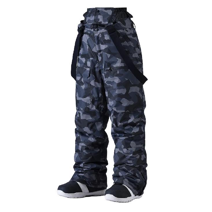 2025 New Baggy Warm Snow Pants Men Outdoor Sports Windproof Waterproof Breathable Adult Skiing Pant Loose Snowboarding Winter