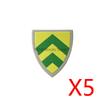 Medieval Military Castle Knight Accessories Building Block Roman Figure Soldier Crusader Viking Shield Armor Eagle Brick Toy S01