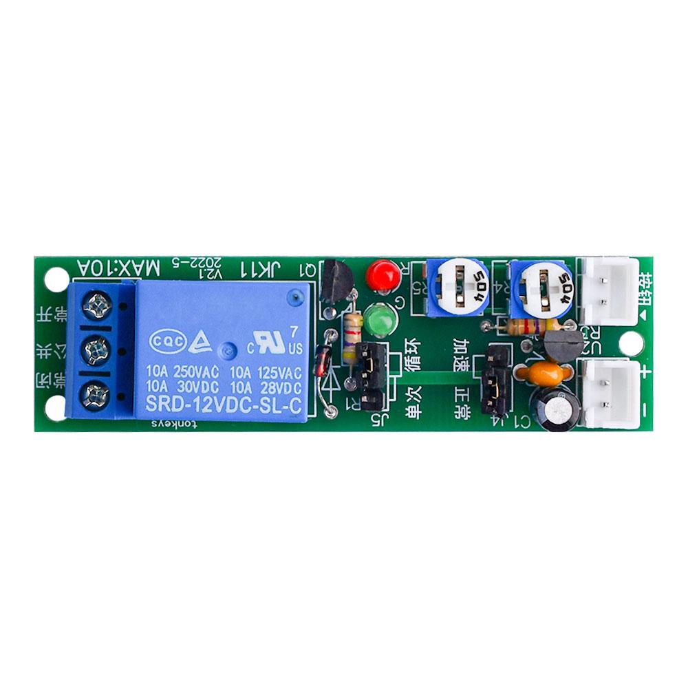 0-24Hours Adjustable Cycle Timer Delay on/Off Switch Power Supply Relay Shield DC 5V 12V 24V Timer Delay Relay Module with Cable Relays 5