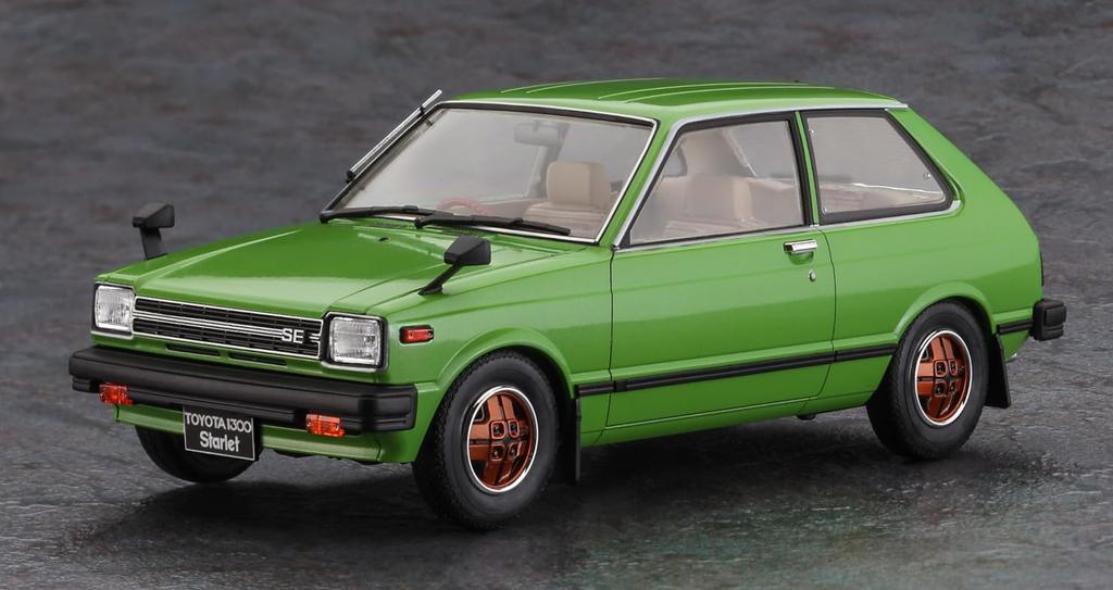 Hasegawa Toyota Starlet KP61 SE 1980 Plastic Model 20761 1/24 (3-door) Mid-model (Car)