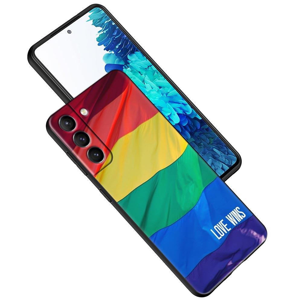 Gay Pride Flag Lesbians LGBT Rainbow Phone Case For Samsung Galaxy S25 S24 FE S23 S20 S21 FE S26 S22 Ultra S24 Plus Cases Covers