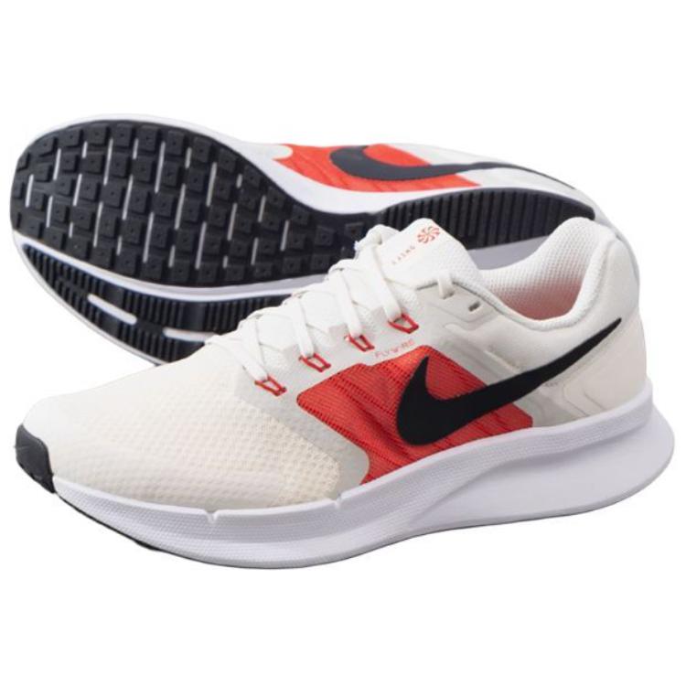 New Nike Run Swift 3 Anti Slip Wear Resistant Low Top Running Shoes Men's Beige Red DR2695-107