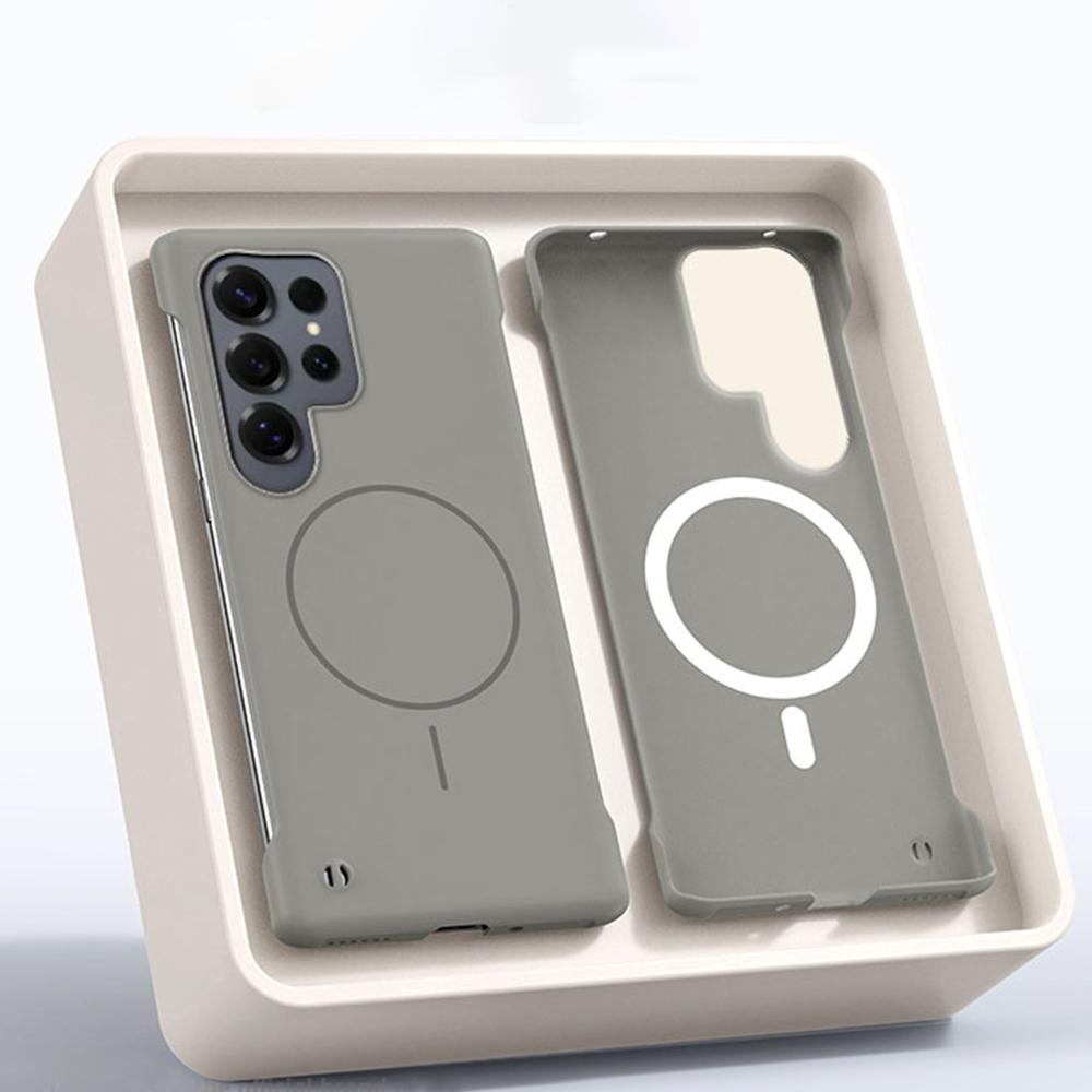 Frameless Cooling For Magsafe Magnetic Cases For Samsung S25 S24 FE S23 S22 Plus Ultra Frosted Protector Ultrathin Hard Cover