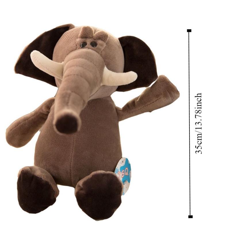 Lion Monkey Plush Stuffed Toy Simulation Forest Animal Doll Giraffe Plush Toys  Boys Girls