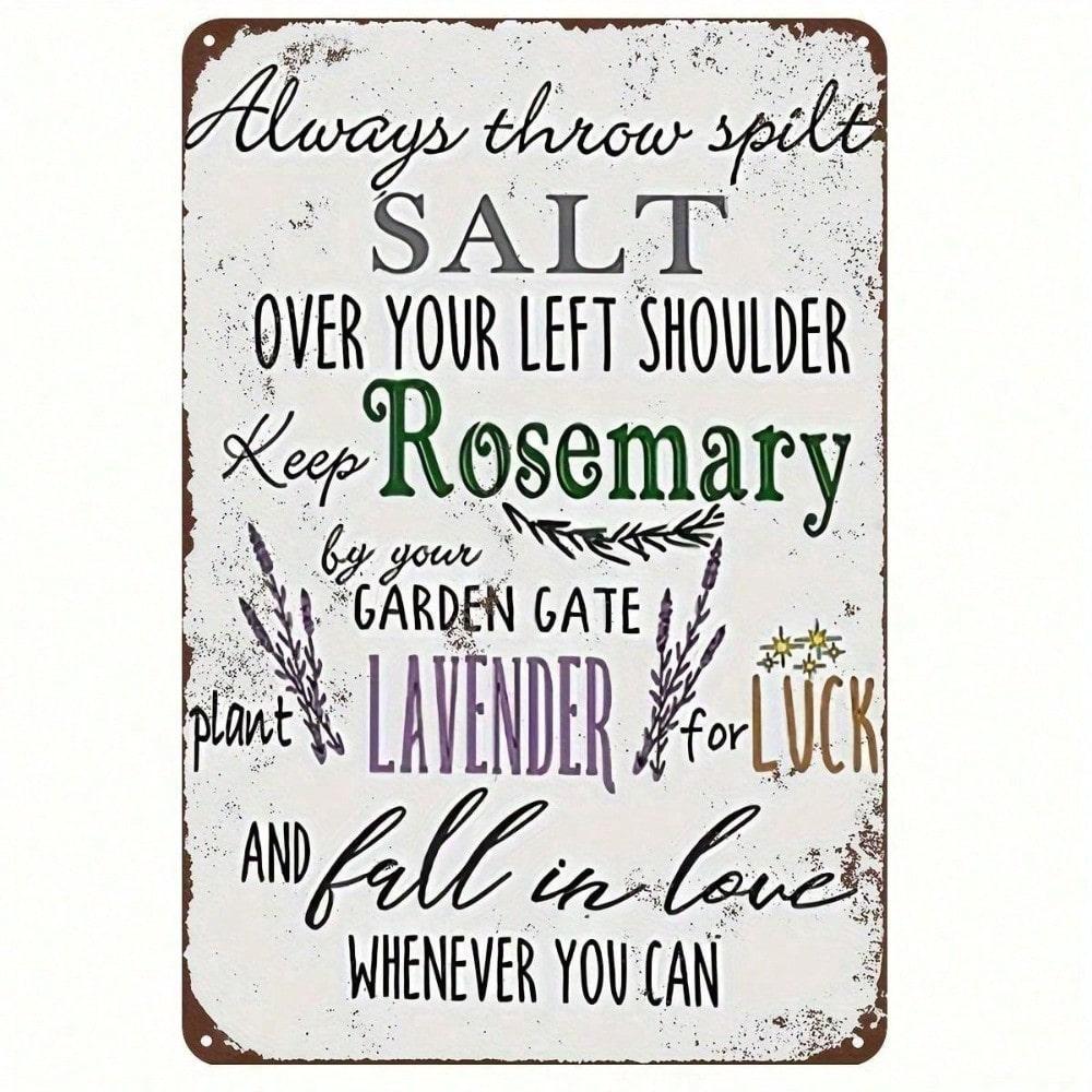 

Металлическое настенное искусство «Шестиугольная ведьма» Винтажный готический декор Жестяная табличка с вдохновляющими цитатами Новинка для декора дома Подарок на день рождения Выпускнику 20x30cm