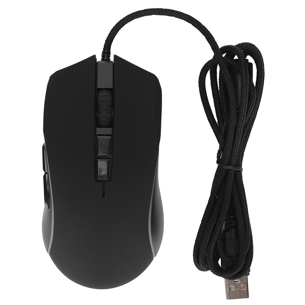 Gaming Mouse Adjustable 7200DPI Ergonomic RGB Lighting Wired Mouse for Gamer Desktop Laptop