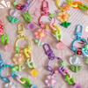 Ins Cute Tulip Keychain Color Ball Pendant Small Fresh Resin Car Key Chain Women'S Backpack Accessories Phone Case Charm Gift