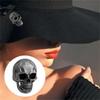 3D Skeleton Pins Metal Skull Rivet Screw Leather Craft Tool Skull Head Button Screws with Drilling Tool For Crafting
