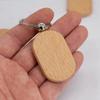 5/10 Pezzi Etichetta Quadrata in Legno Portachiavi Accessori Portachiavi Auto in Legno Pendente Moda per Borsa Porta Chiavi Scheda di Legno Vuota
