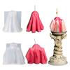 1 Pcs Festivel Creative Shape Halloween Cloak Ghost Candle Mold DIY Aromatherapy 3D Candle Molds Ghost Cloak Mould Decor Tools