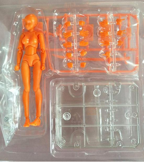 SHF Gray DX 2.0 Articulated Figures: Basic Male & Female by Takarai Rihito & Yabuki Kentaro