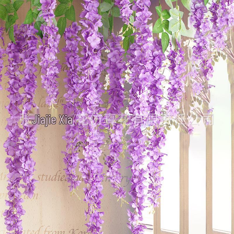 

Свадебная глициния и гортензия, шелковая лоза с зеленью Hydrangea Bean Flower 2# (specify color)