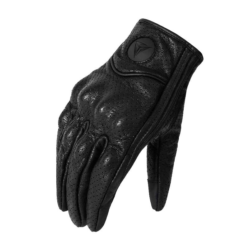 

MOTOWOLF Motorcycle Gloves Real Leather Waterproof Windproof Winter Warm Summer Breathable Touch Screen Riding Bike Car Gloves M