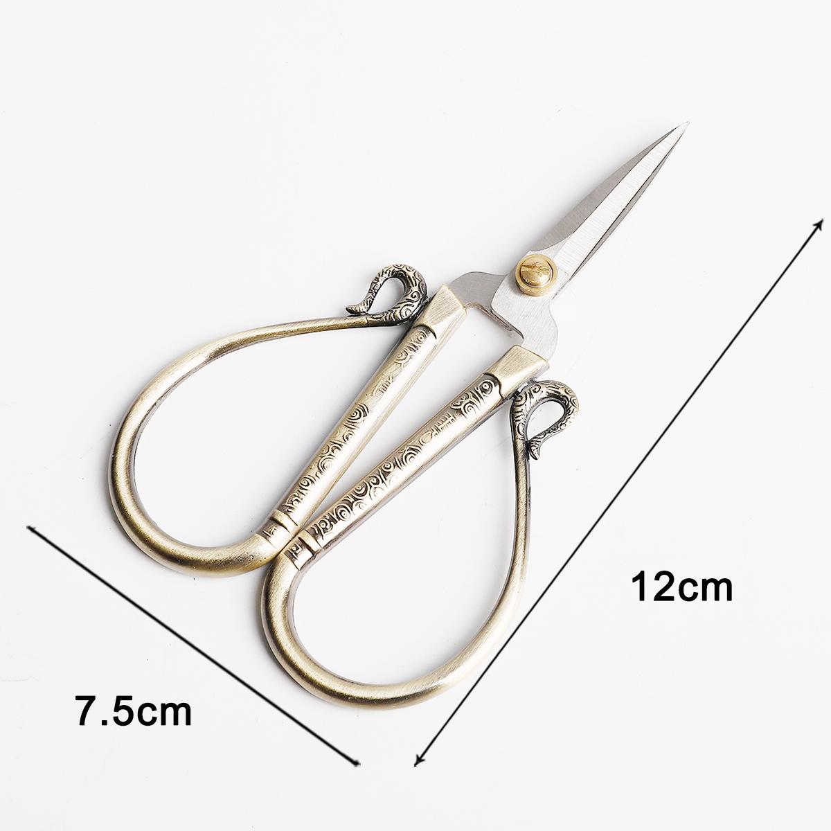 

1 шт. антикварные ножницы из нержавеющей стали, бытовые портновские ножницы для рукоделия, резки ткани