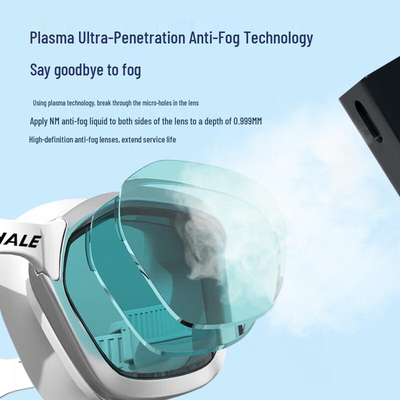 Whale Long-Lasting Anti-Fog Swimming Goggles for Adults & Kids