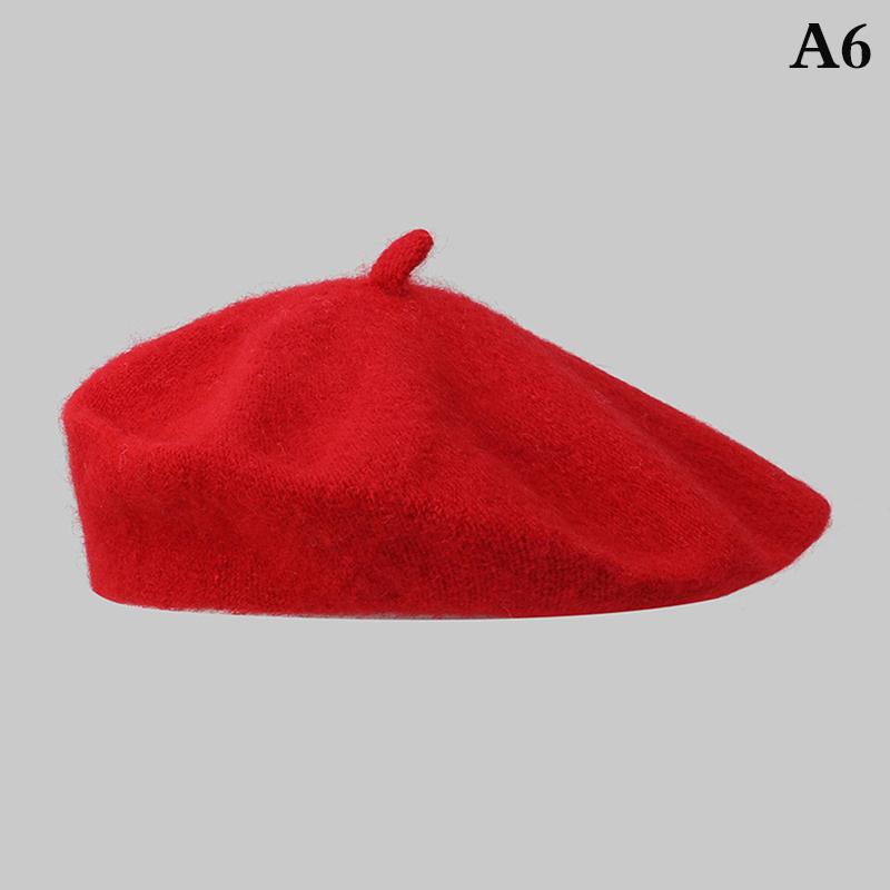 

Vintage Womens Girls Beret Artist Winter Warm Plain Beanies Hat Cap Head Wear Peaky Blinders Hats For Women