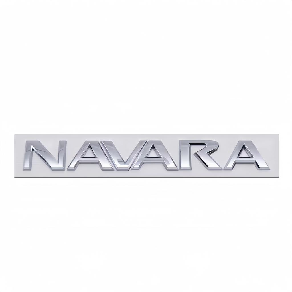 1PC 3D ABS NAVARA Logo Badge Sticker Rear Trunk Emblem Decal High-Quality Automotive Styling Accessories