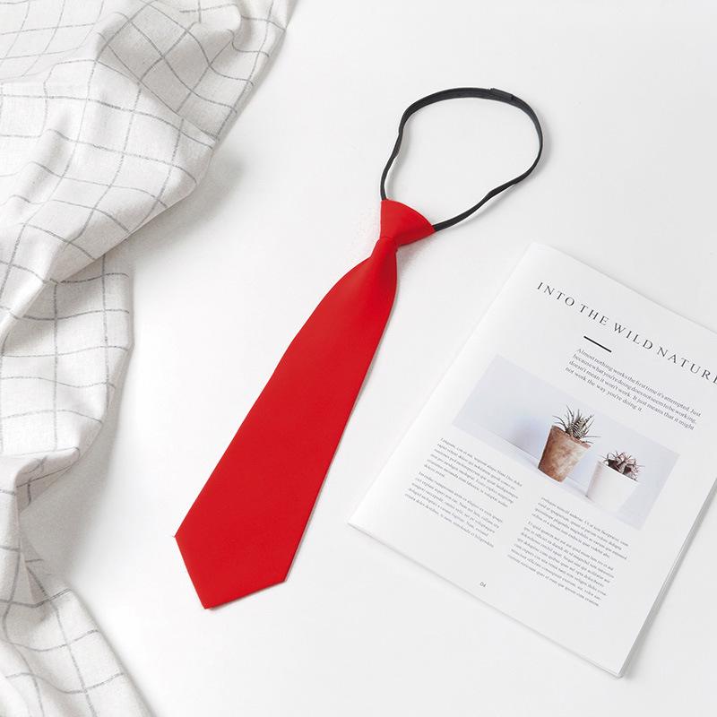 

Мужской галстук на молнии однотонный 8 см - красный, черный, синий для бизнеса, повседневного ношения или свадьбы