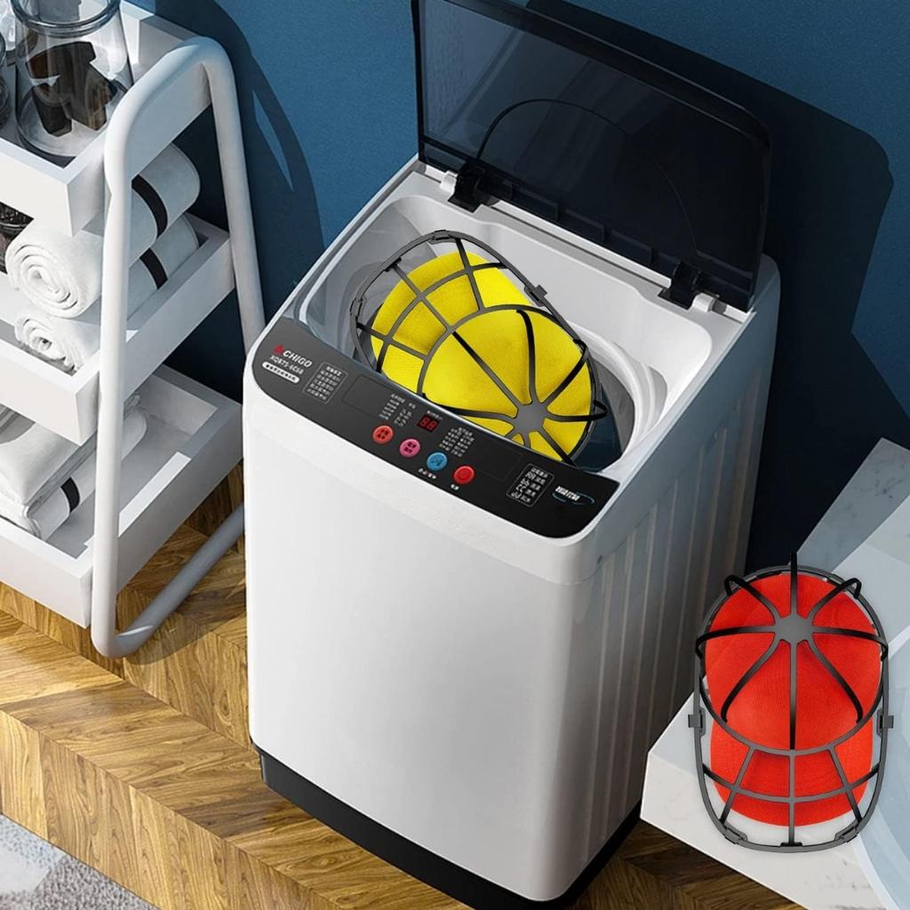 2 Pack Hat Washer for Baseball Cap Washer Cage for Washing Machine,Ball Cap Washing Frame Hat Cleaner Holder Protector for Dishwasher