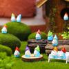 5/10 Stück Mini Harz Zwergen Statuen Ornamente Niedliche Fee Miniatur Zwerg Figuren Für Miniatur Garten