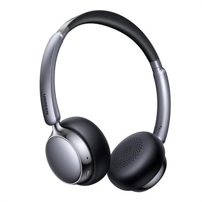 UGREEN Max Air Bluetooth Headphones with ANC Noise Up To 80 Hours of 30mm PU Titanium Coated Diaphragm AI Noise Cancelling Simultaneous Connection To