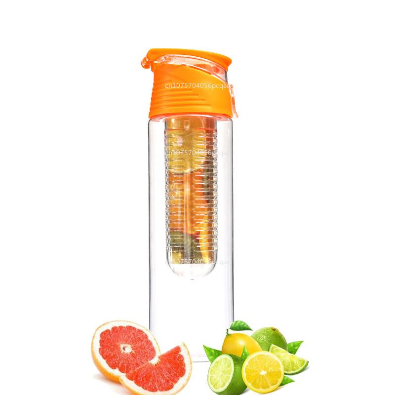 700ml/800ml Taşınabilir Meyve Demleme Su Şişesi Çocuklar Açık Hava Sporları Limon Suyu Şişesi Mutfak Masası Kamp Seyahat için Kapaklı