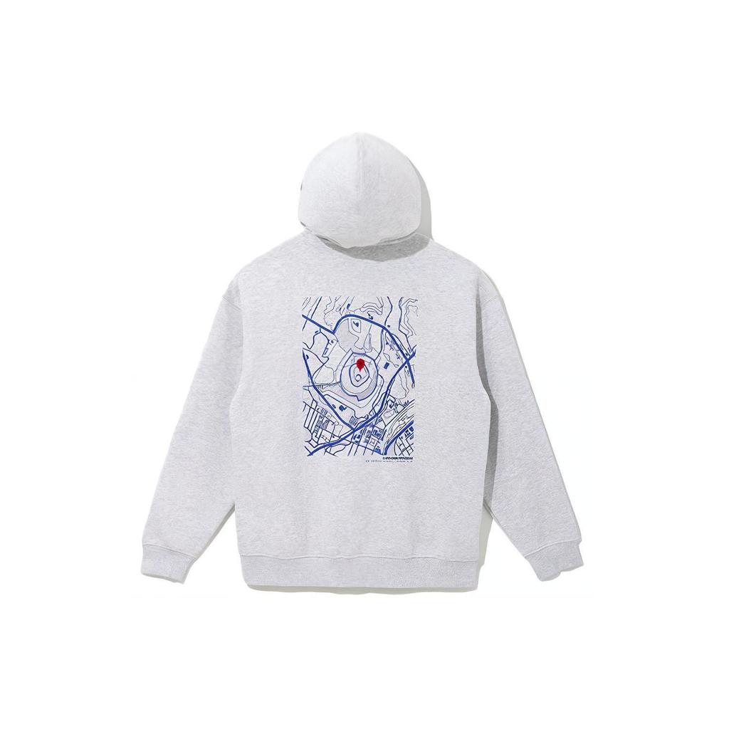 New Era FW21 MLB Collection, Los Angeles Dodgers, Satellite Maps Patterned Print Fleece Lined Hooded Long Sleeved 12866529