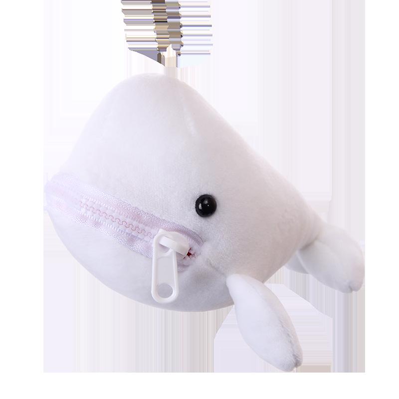 Cute Sea Animal Plush Collection: Manta Ray, Shark, Salamander Doll, Backpack, Coin Purse & Pendant.