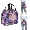 Anime Kokichi Ouma Danganronpa Spiel Isolierte Lunchtasche für Frauen Kinder Tragbar Lebensmittelboxen Thermische Lunchbox Tragetasche