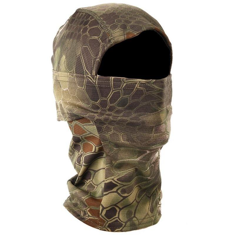 Outdoor Camouflage Camo Balaclava Army Tactical Military Ski Full Face Mask Motorcycle Bicycle Caps Full Face Mask 27 COLORS