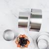 Cake Ring Mold Round Shape Stainless Steel Reusable DIY Baking Tool Mousse Circle Kitchen Gadget Pastry Accessories