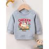 Kids Sweatshirt,Cute and Fun Printed Pattern, Thin and Versatile Comfortable Round Neck Sweatshirt,Spring and Autumn