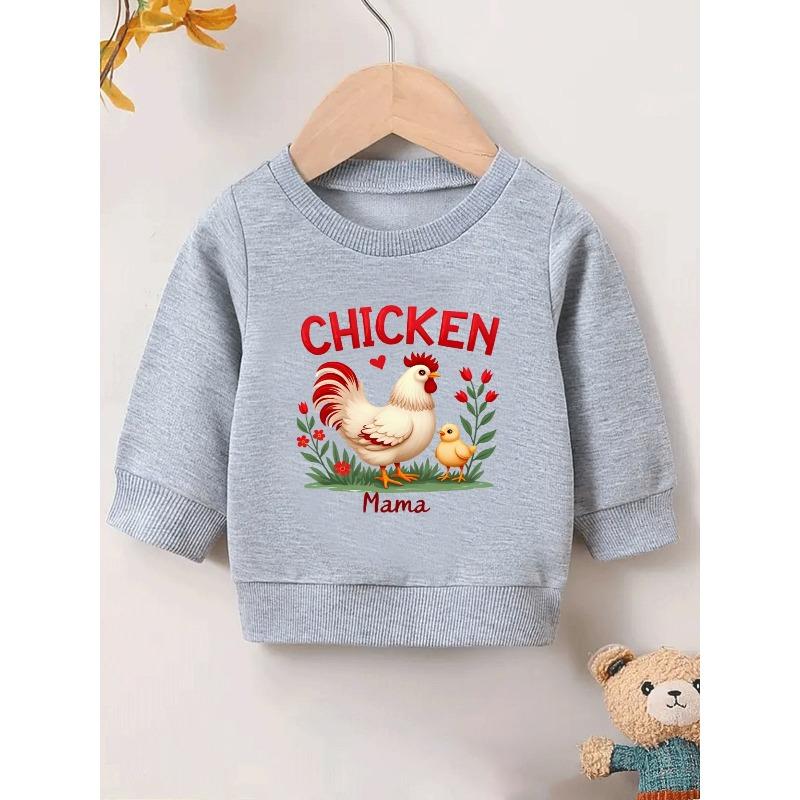 Kids Sweatshirt,Cute and Fun Printed Pattern, Thin and Versatile Comfortable Round Neck Sweatshirt,Spring and Autumn