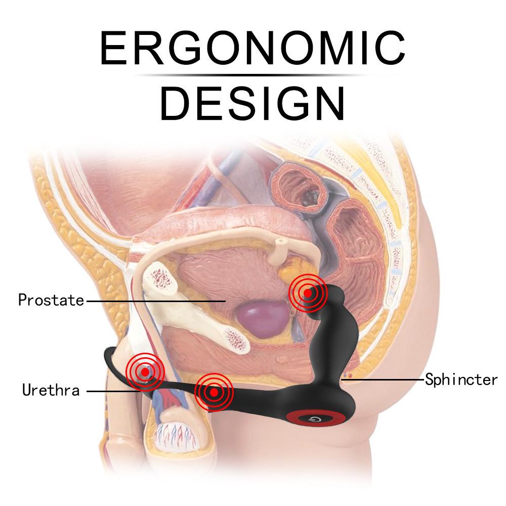 Aixia Abate Fernbedienung Prostata-Massagegerät Vibrator Analplug