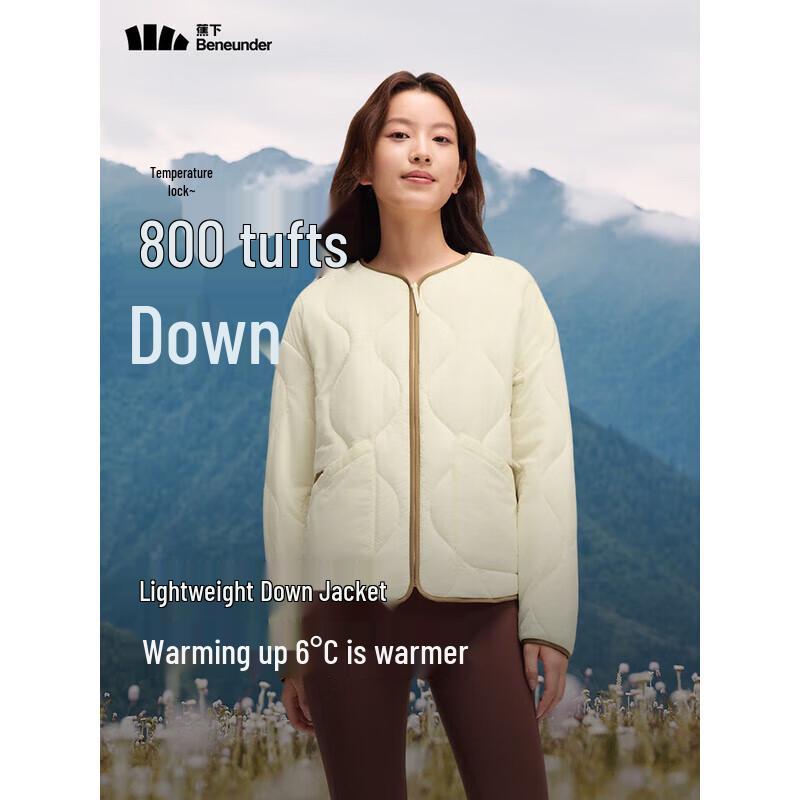 beneunder Women's CL002 Round Neck Air Fleece Jacket