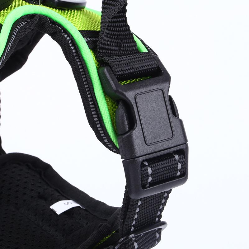 LED Flashing Dog Vest with USB Charging and Explosion-Proof Design