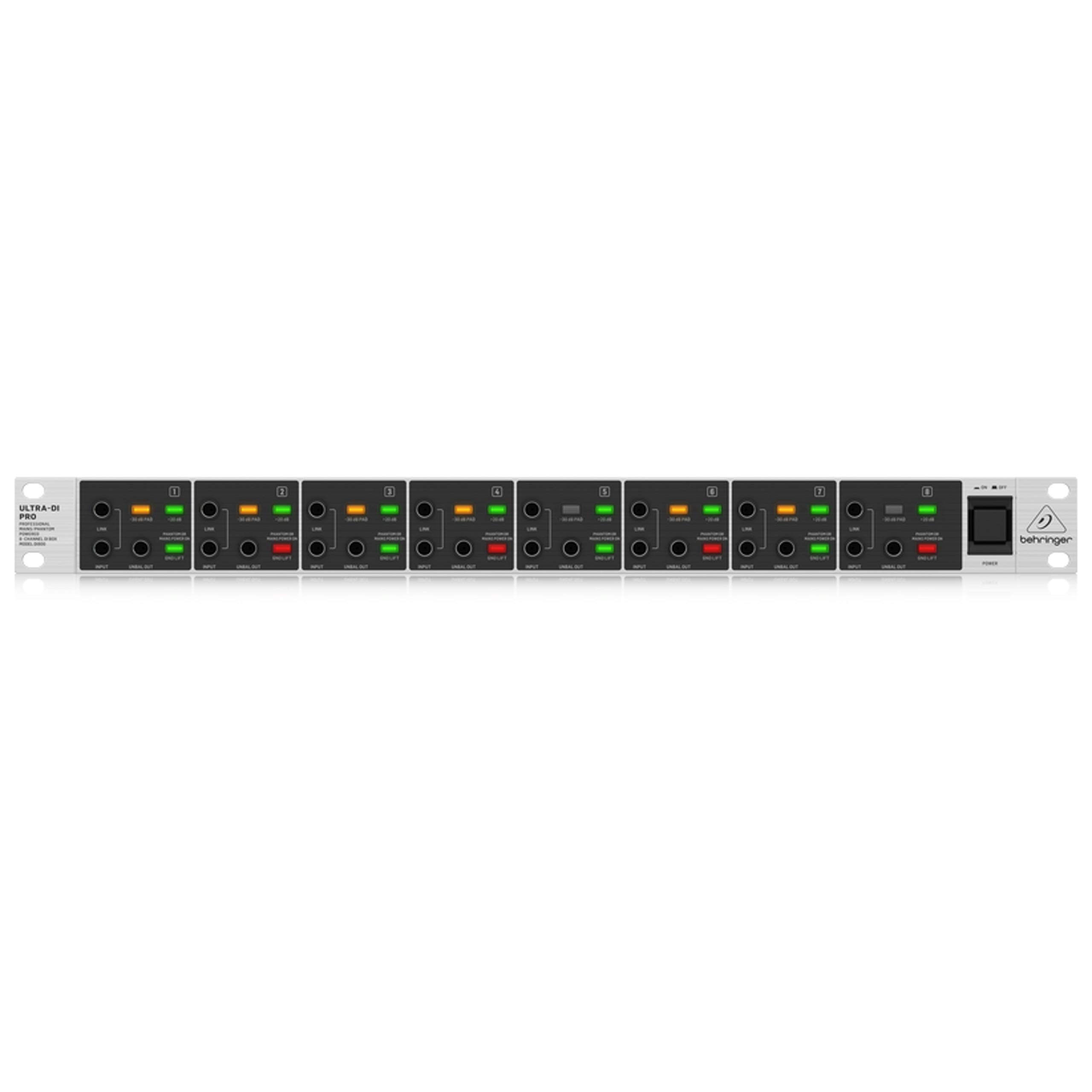 Behringer DI Direct Box 8ch PRO DI800 V2 ULTRA-DI