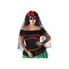 ATOSA - HALLOWEEN CATRINA HEADBAND WITH VEIL