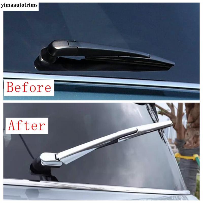 Car Rear Windshield Window Windscreen Rain Wiper Cover Trim For Trumpchi GAC GS8 2024 ABS Chrome Exterior Accessories