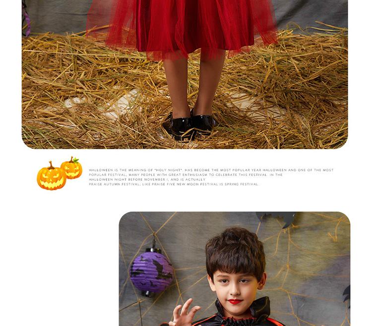 Halloween Kids' Vampire Princess & Pumpkin Cloak Costume Set