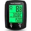 Cycle Computer Speedometer Multifunctional Large Screen Display Waterproof Wired Bike