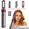 5-In-1 Multi-Function Hot Air Comb Hair Clip Curling Iron Hair Dryer Hairdresser Equipment And Accessories Styling Tools Gift