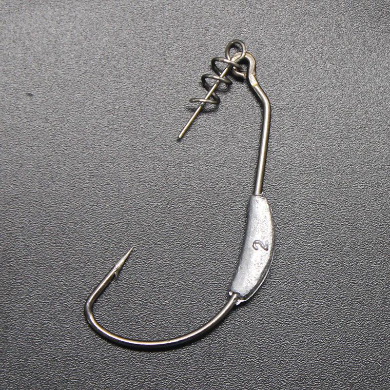 Exposed Jig Crank Head Barbed Hook 2G 2.5G 3G 4G 5G 7G 9G Crank Offset Fishing Hook Fish Hooks Fit For Texas Rigs Fishing Tackle