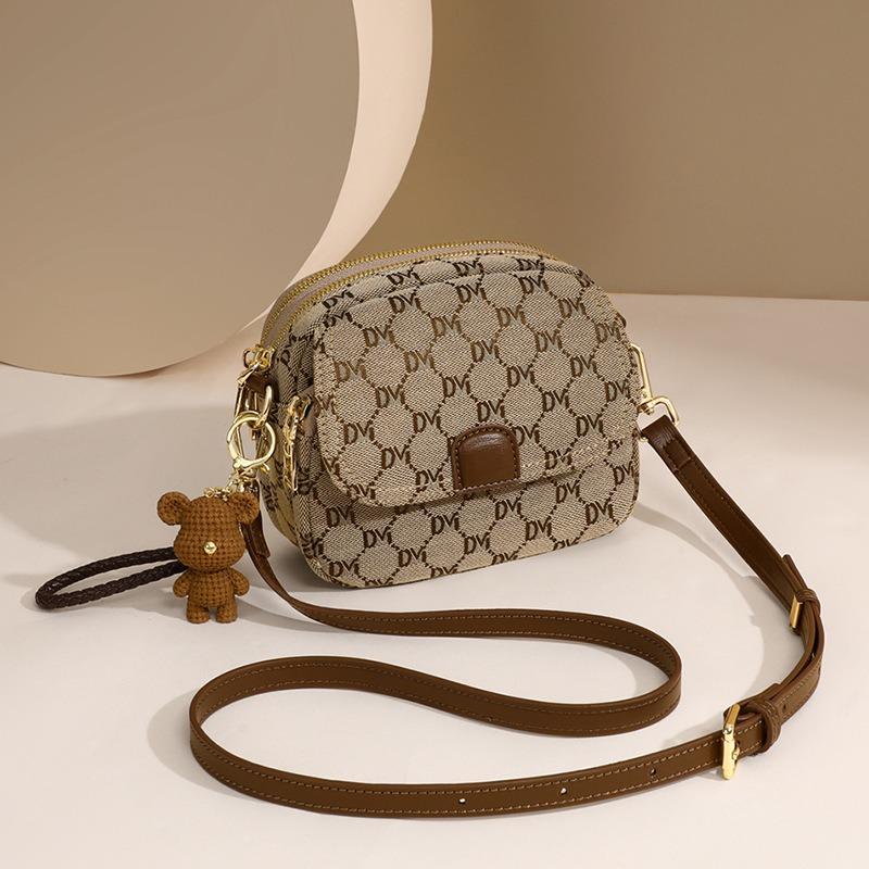 Bag autumn and winter women's crossbody versatile shoulder bag light luxury high-end niche design small satchel